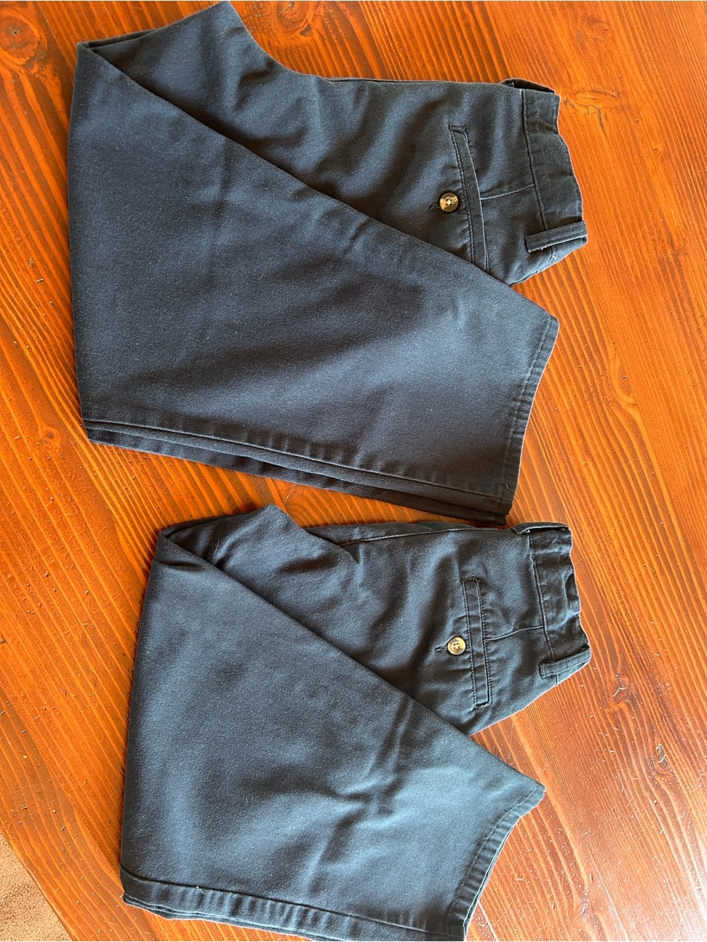 Basic Editions Navy Blue Kids Uniform Pants 8H and 10H